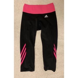 adidas Pants - Adidas Crop Leggings adidas Pants - Adidas Crop Leggings